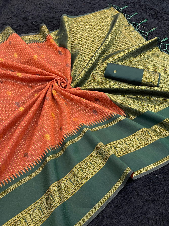 The kalyani Cottan 2 By Psw Cotton Silk Designer Sarees Exporters In India